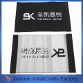 Fashion private clothes labels thread density of woven fabric label